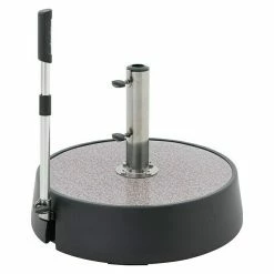 BAUHAUS Doppler Expert Abdeckplatte Easy Move Granit Hell, Passend Für: Doppler Expert Granitschirmständer Easy Move -Sonnenschirme Verkaufsgeschäft 12 780