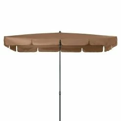 BAUHAUS Doppler Sonnenschirm Sunline-Waterproof III Greige, 260 X 150 Cm