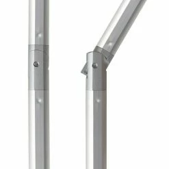 BAUHAUS Doppler Expert Kurbelschirm Auto Tilt Hellgrau, Durchmesser: 320 Cm -Sonnenschirme Verkaufsgeschäft 12 807