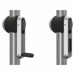 BAUHAUS Doppler Expert Kurbelschirm Auto Tilt Hellgrau, Durchmesser: 320 Cm -Sonnenschirme Verkaufsgeschäft 12 808