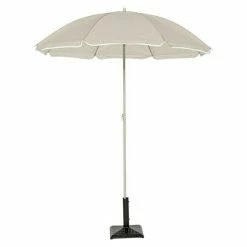 BAUHAUS Sunfun Strandschirm Durchmesser: 180 Cm, Taupe