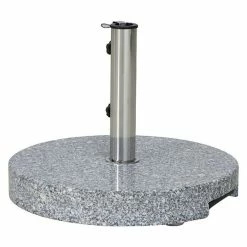 BAUHAUS Siena Garden Granitschirmständer Grau, 40 Kg