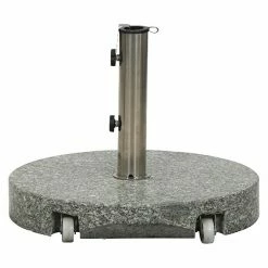 BAUHAUS Siena Garden Granitschirmständer Grau, 40 Kg -Sonnenschirme Verkaufsgeschäft 12 828