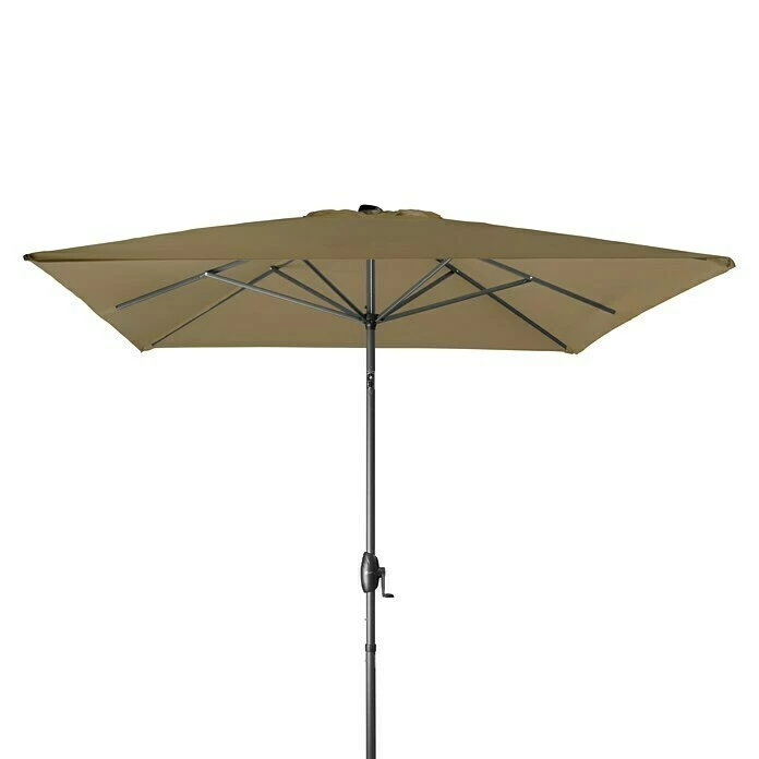 BAUHAUS Derby Basic Lift Sonnenschirm Neo Greige, L X B: 240 X 200 Cm 3 BAUHAUS Derby Basic Lift Sonnenschirm Neo Greige, L X B: 240 X 200 Cm