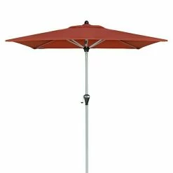 BAUHAUS Doppler Active Sonnenschirm Auto Tilt Terracotta, 210 X 140 Cm