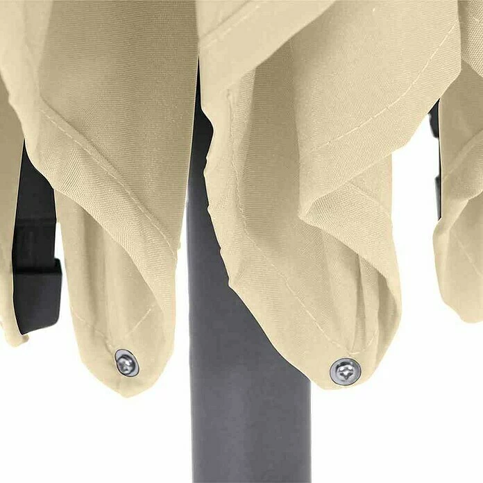 BAUHAUS Siena Garden Sonnenschirm Avio Ecru, Durchmesser: 250 Cm 8 BAUHAUS Siena Garden Sonnenschirm Avio Ecru, Durchmesser: 250 Cm – Bild 6