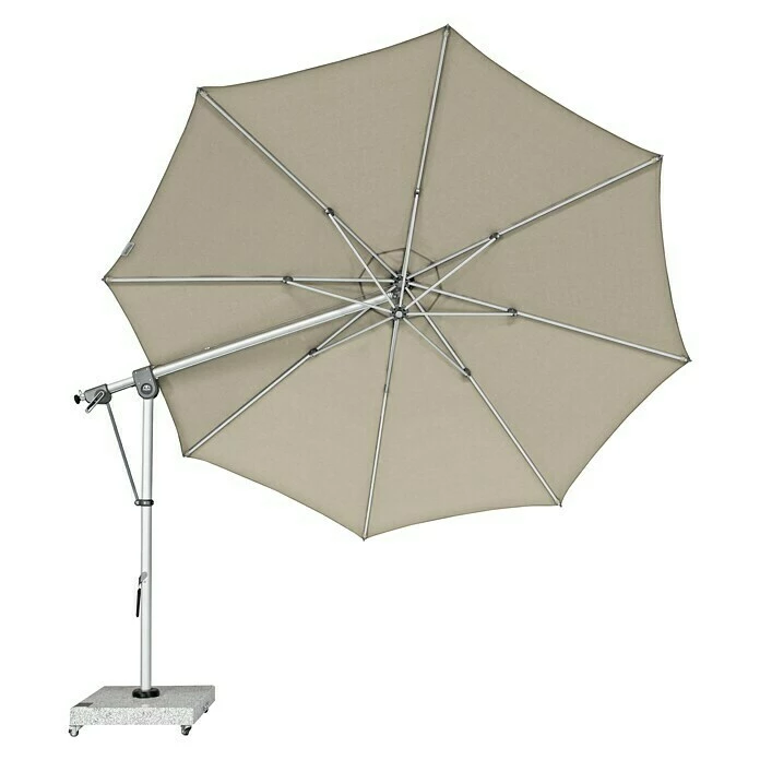 BAUHAUS Doppler Expert Pendelschirm Sand, 350 Cm 4 BAUHAUS Doppler Expert Pendelschirm Sand, 350 Cm – Bild 2