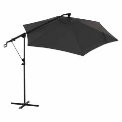 BAUHAUS Siena Garden Ampelschirm Leo N+ Anthrazit, Durchmesser: 300 Cm -Sonnenschirme Verkaufsgeschäft 12 979