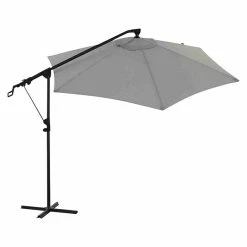 BAUHAUS Siena Garden Ampelschirm Leo N+ Grau, Durchmesser: 300 Cm -Sonnenschirme Verkaufsgeschäft 12 989